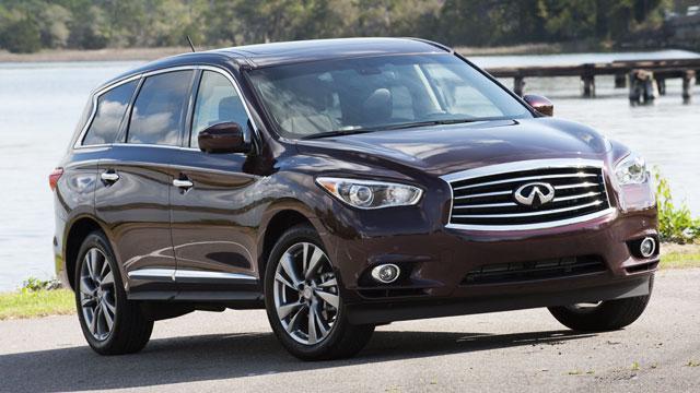 Image of 2013 Infiniti JX & 2012 Jeep Grand Cherokee/Charger SRT8