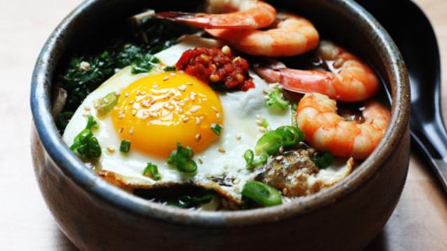 Image of Shrimp and Kale Udon