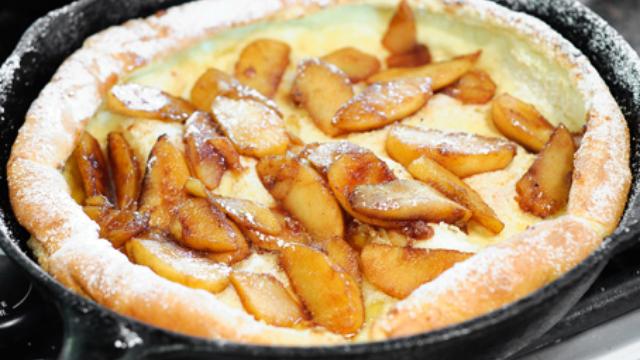 Image of Dutch Baby With Sautéed Apples