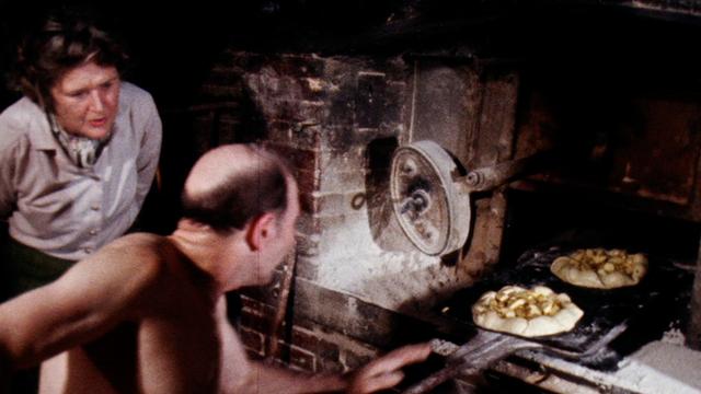 Image of Julia Child Observes a Traditional French Baker