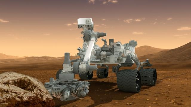 Image of Countdown Clock Ticks Toward Curiosity Landing on Mars