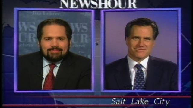 Image of From the NewsHour Archives: For Romney, Olympics...